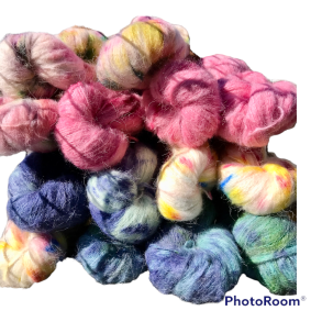 Hndfarget Brushed baby Suri Alpaca Silk 50g