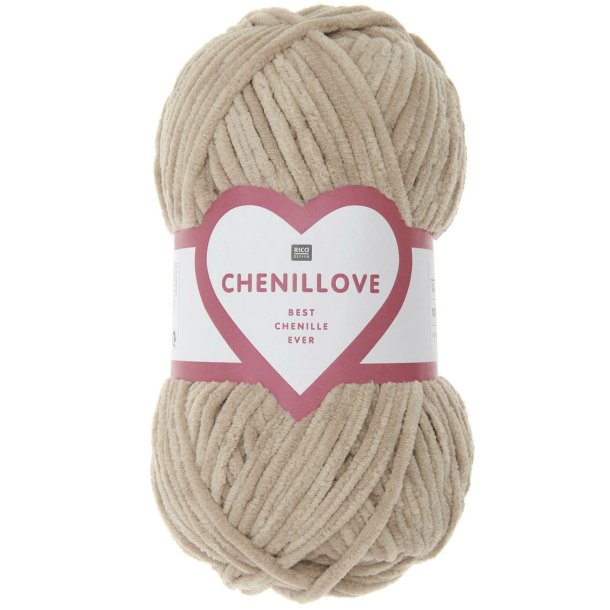 Chenillove 100g fra Rico Beige 011