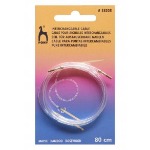 Pony vaier til rundpinne 60/80/100/120 cm