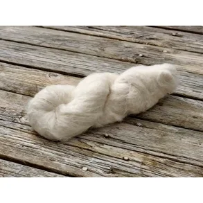 Brushed Suri alpakka- ufarget 100g