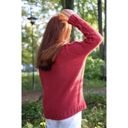 Ingunns flettegenser - ovenfra og ned