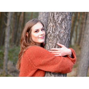 Tur genser - raglan ovenfra og ned