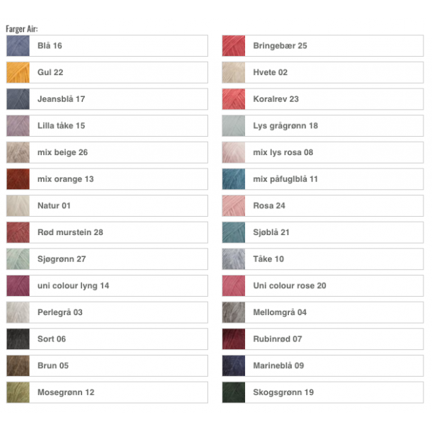 Gro-genseren strikket i Drops Air