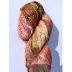 Hndfarget Brushed baby Suri Alpaca Silk 50g