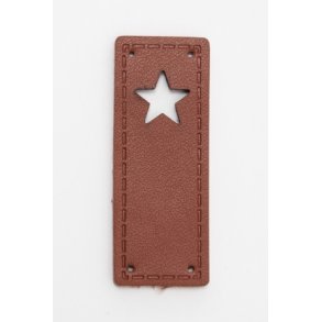 Skinnlapp rektangel hull stjerne SL218