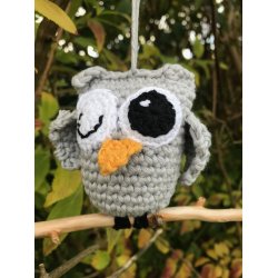 Heklepakke - ugleparet Uggi og UggeLine, brun