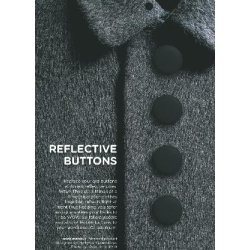 Reflesknapper 22mm, 4 stk