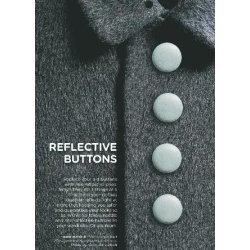 Reflesknapper 22mm, 4 stk