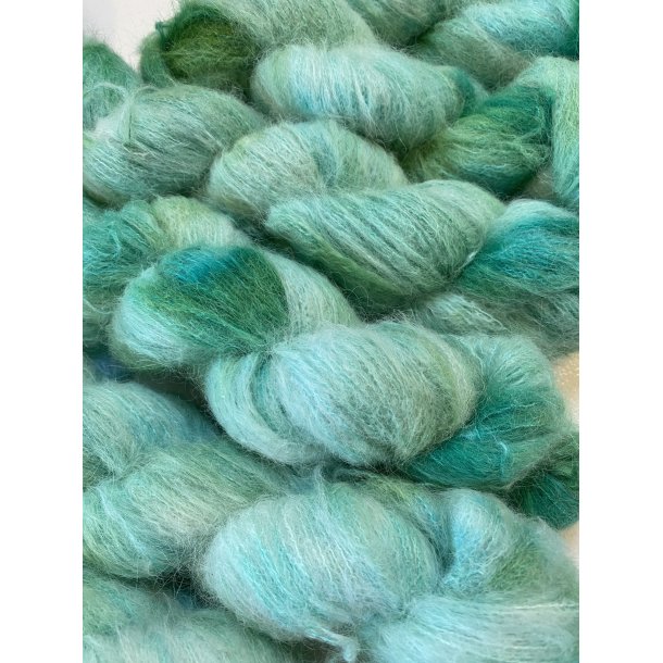 Hndfarget Brushed baby Suri Alpaca Silk 50g Silje