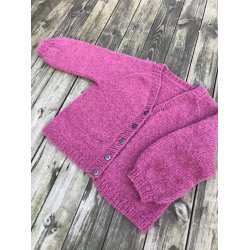 Jakke strikket p tykke pinner