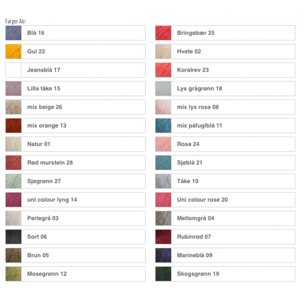 Turgenseren- raglangenser med flettedetalj