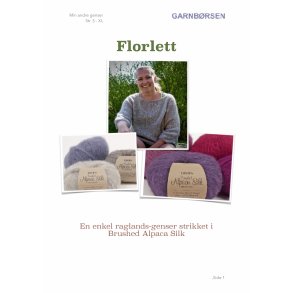 Florlett - enkel raglansgenser