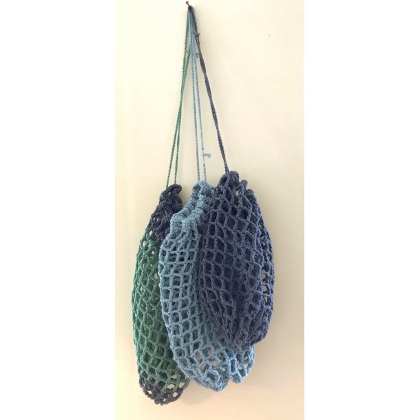 Heklepakke - fruktnett 100% resirkulert bomull 