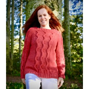 Ingunns flettegenser - ovenfra og ned