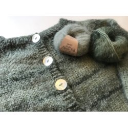 Hverdagsjakke strikket p tykke pinner