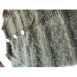 Hverdagsjakke strikket p tykke pinner