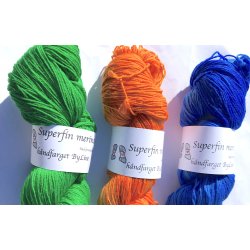 Hndfarget Superfin merino med forsterkning 100g - Primr