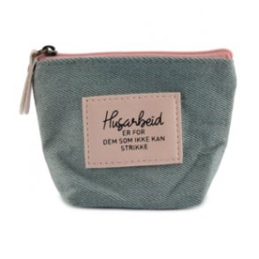 Strikkeveske S rosa (AC225)