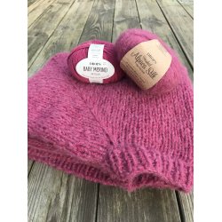 Jakke strikket p tykke pinner