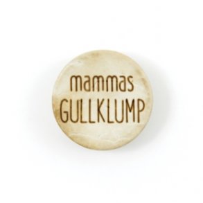 Knapp Mammas gullklump 18mm KN259
