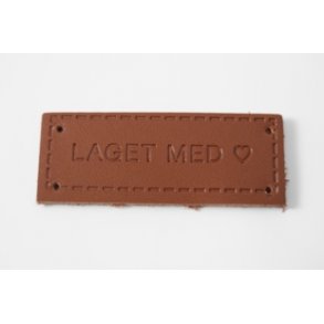 Skinnlapp rektangel Laget med kjrlighet SL209