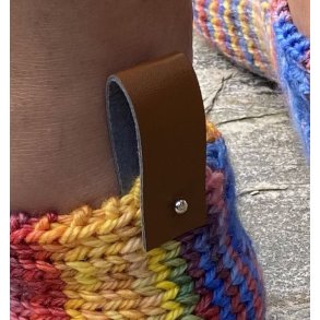 Imitert skinnlapp med skrue 2 stk