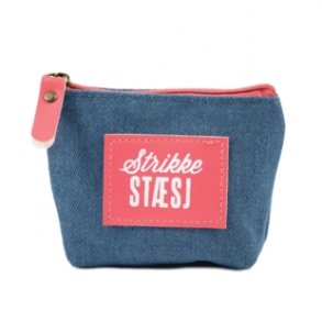 Strikkeveske S mrkrosa (AC312)